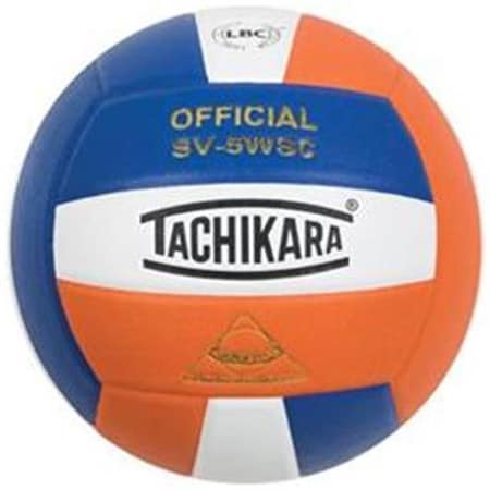 Tachikara Tachikara SV5WSC.RWO Sensi-Tec Composite High Performance Volleyball - Royal-White-Orange SV5WSC.RWO